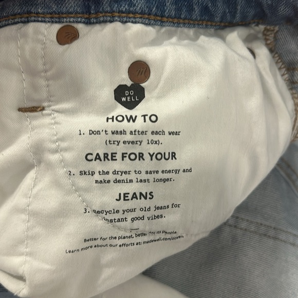 ⭐️SOLD⭐️ Madewell Distressed Perfect Vintage Jean - Picture 14 of 14